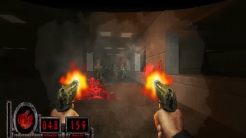 Doom 2 going down map 2 -  ultra crispy and vanilla doom plus