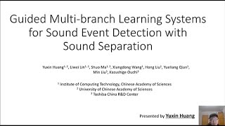DCASE 2020 Workshop, ID 57, Yuxin Huang et al.