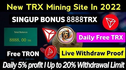 forexusd Best USDT/TRX Profitable Website in 2022, Earn TRX for Free with Zero Investment|