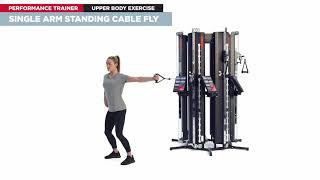 Single Arm Standing Cable Fly