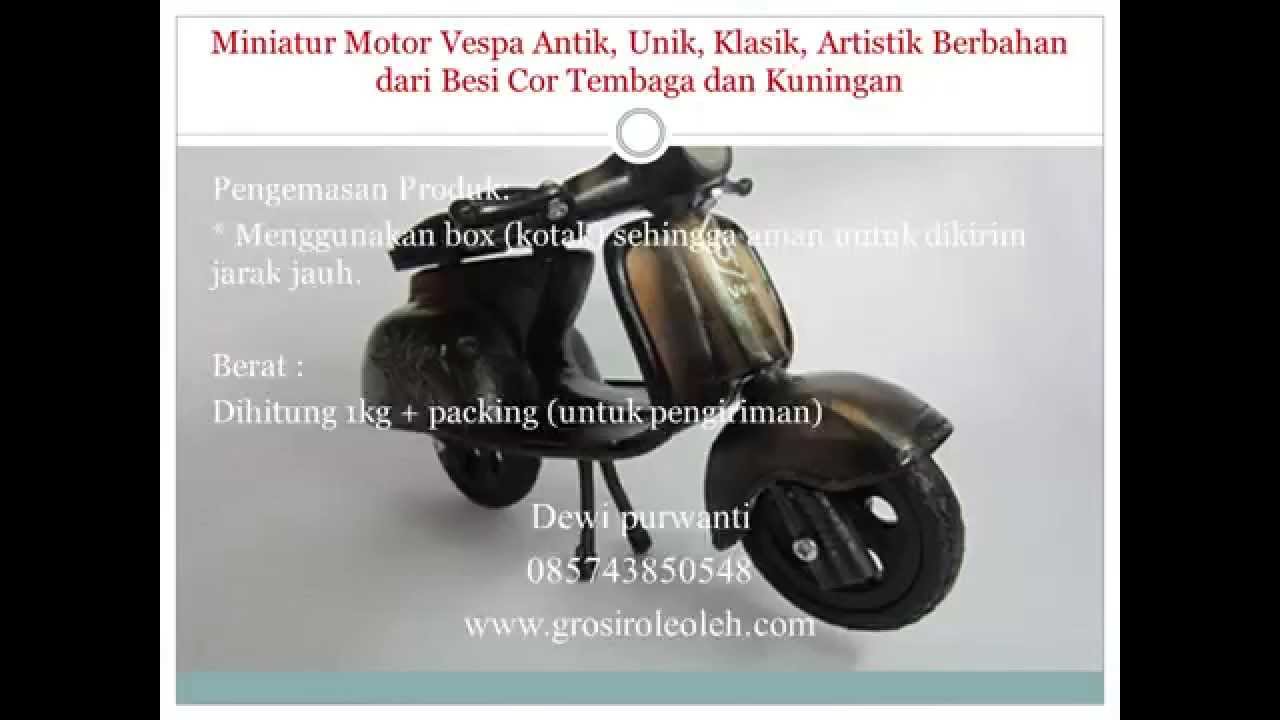 Jual Miniatur Motor Vespa Antik 085743850548 YouTube