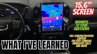 AUCAR 15.6” Tesla-Style Screen – Full Walkthrough, Review & Tutorial for 2019-2024 Sierra/Silverado screenshot 1
