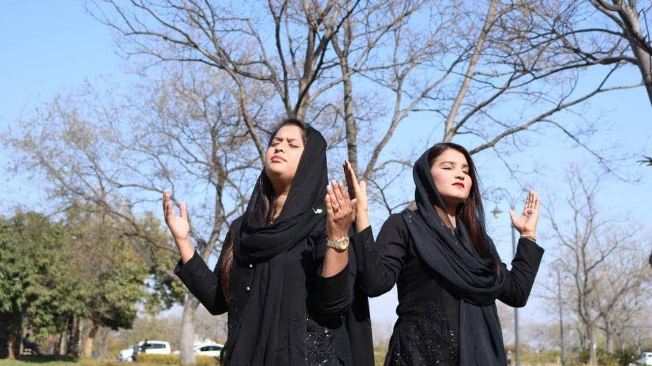 Kalvari De Sahary Easter song by Tehmina tariq and sumbal dilbar[Ahsan Burat]