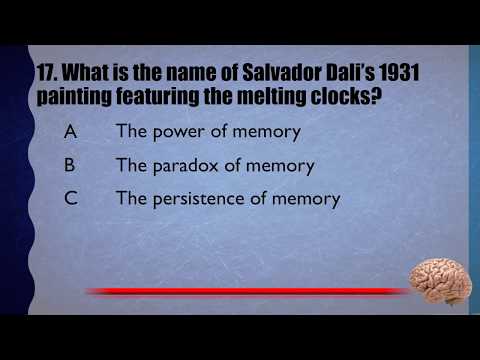 20 Trivia Questions No. 18 (General Knowledge)