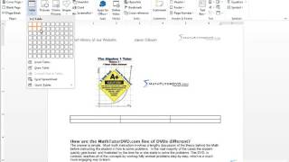 Lesson 38 - Inserting Images Into Tables
