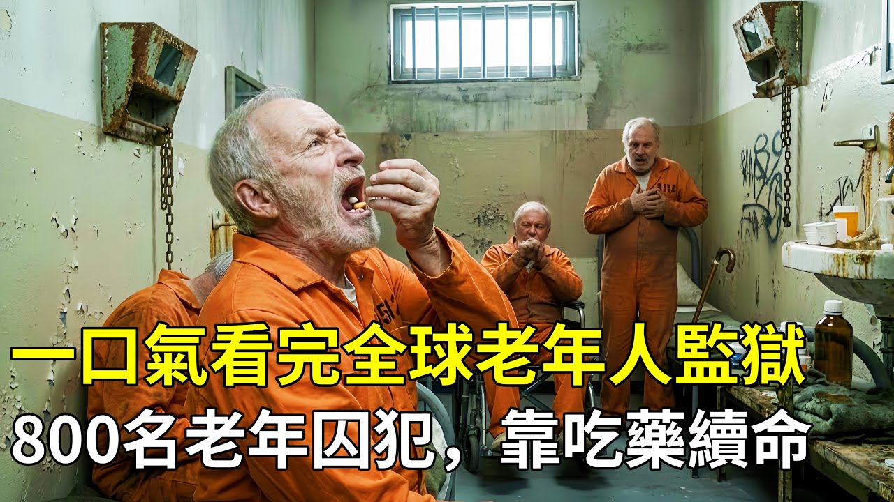 一口氣看完全球老年人監獄，800個老人靠吃藥續命，死了直接拉進火葬場