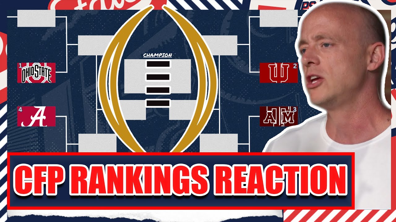 CFP Rankings Reaction - Josh Pate's College Football Show - YouTube