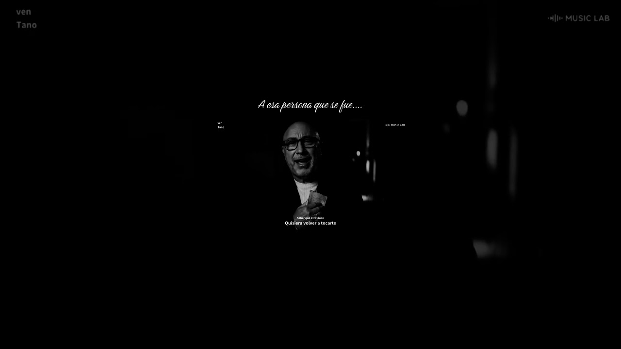 “Ven” composición Estanislao Cancino, para esa persona que se fue y que nos gustaría volver a ver.