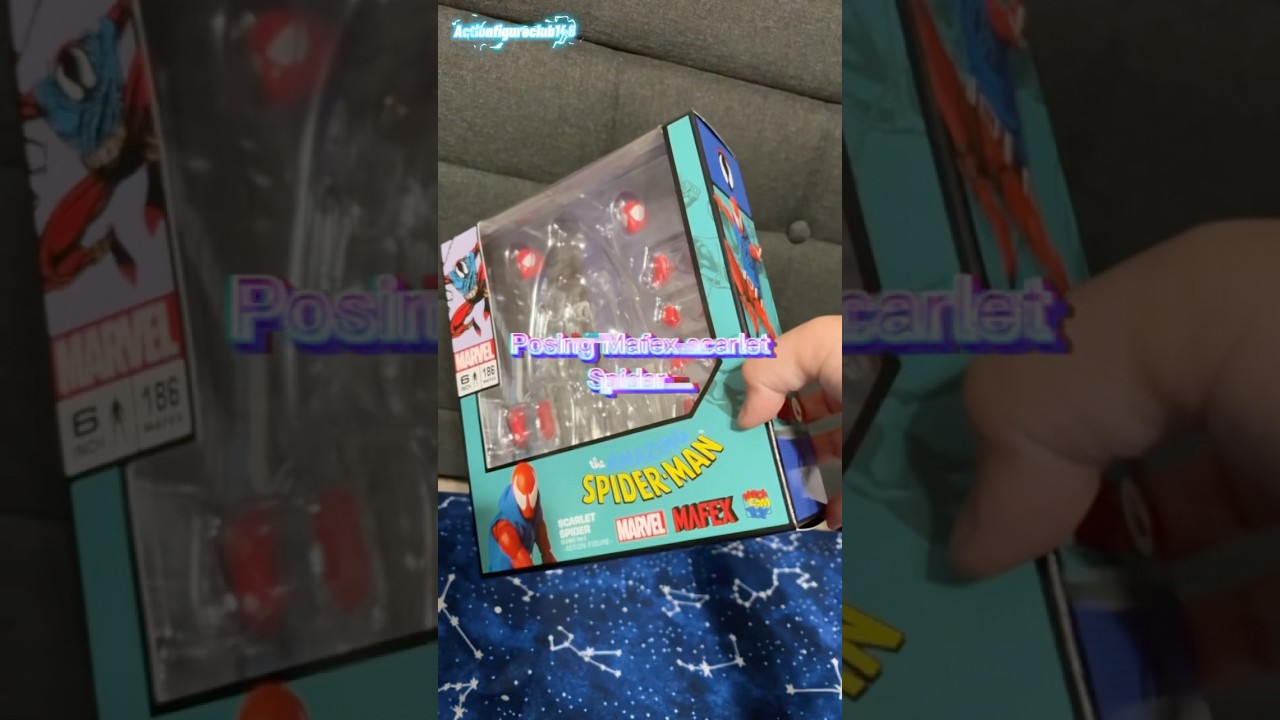 Posing mafex scarlet spider 