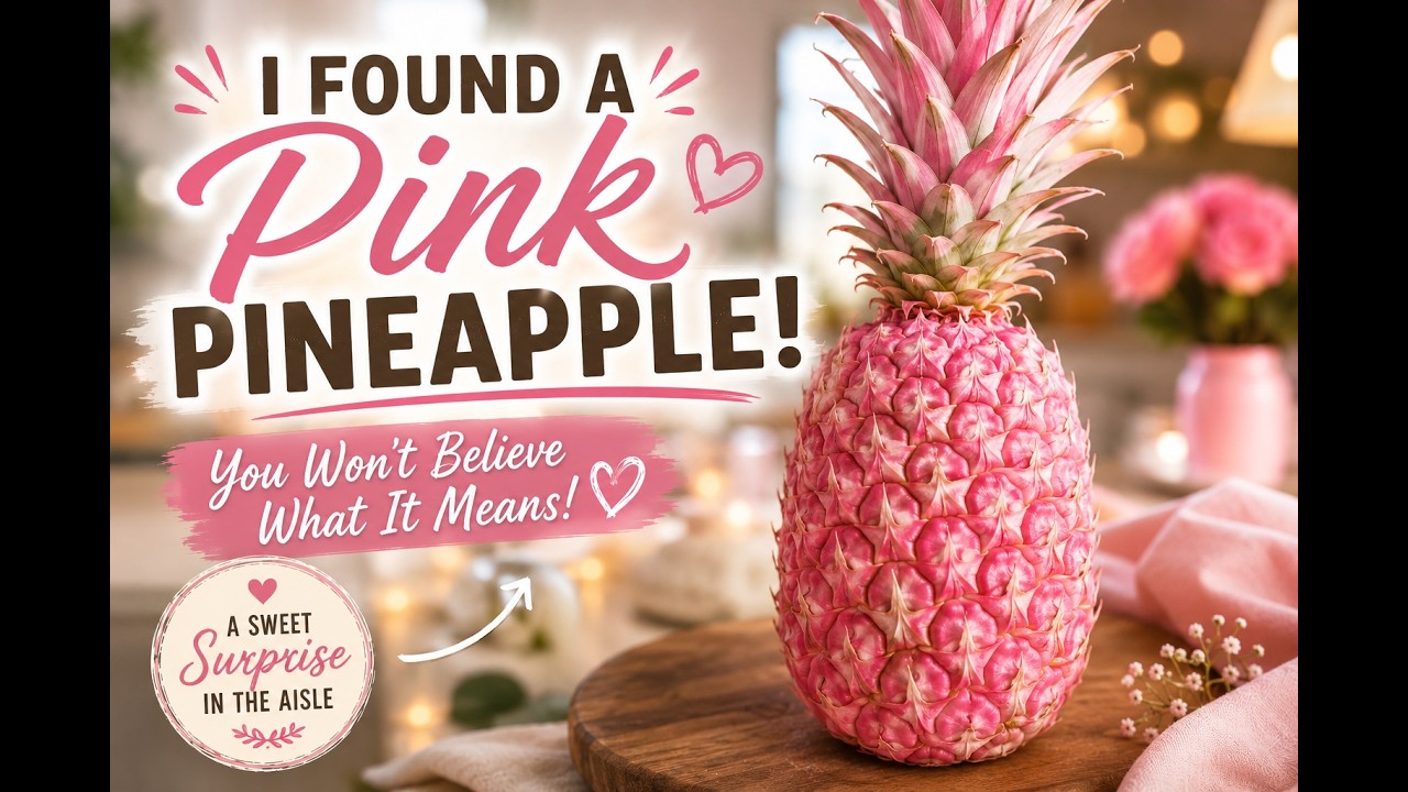I Couldn't Believe I Found a Pink Pineapple - YouTube