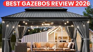 Best 10' x 12' Permanent Hardtop Gazebos Review 2026 | Durable Outdoor Gazebos for Backyard & Patio