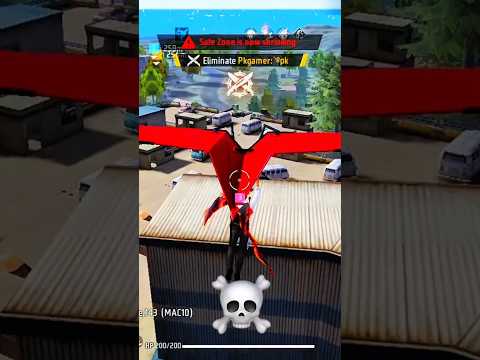 Insane Glider Trickshot! 🤯 Free Fire OP Elimination 🔥 #hindudeity