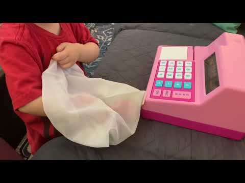 Learning Resources 73 Piece Cash Register With Solar Powered Calculator