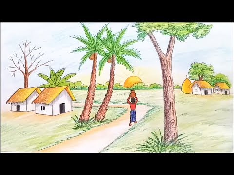 Video: Hur Man Ritar En Vintermorgon Med En Penna Steg För Steg