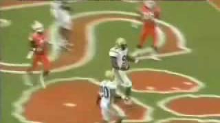 Josh Nesbitt touchdown run at Clemson 2008