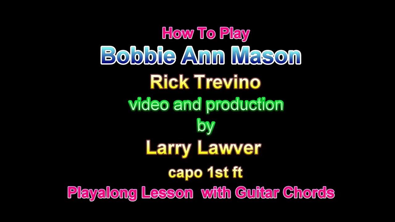 Bobbie Ann Mason, Rick Trevino Bobbie Ann Mason, Rick Trevino