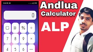 Andlua tutorial Calculator alp file