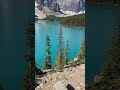 Moraine Views #lake #mountains #banff #morainelake #moraine #alberta #shorts #lakemoraine