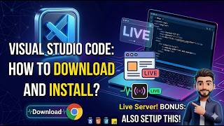 Visual Studio Code Setup forHTML|Install VSCode &amp; LiveServer ExtensionVscodeDownloadVs code Download