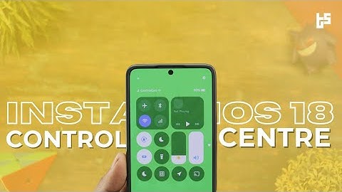 Install iOS 18 Control Centre On Any Android Device 🔥 Replace Hyper Os Control Centre To iOS 18