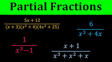 Partial Fractions - Irreducible Quadratic Factors, none of which are repeated - Calculus - Part 4
