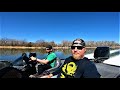 HUNTING For BIG BASS on Jeff's BOAT (Solid Day!)