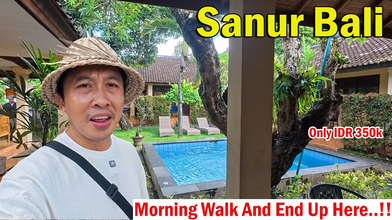 Morning Walk  In Sanur Bali And End Up At This Accommodation..!! Would You Stay Here..??
