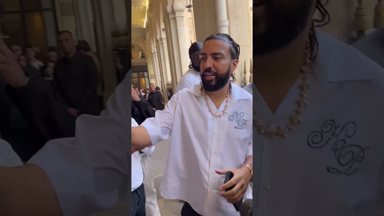 French Montana attended Kenzo's show of 2024 Paris Fashion Week wearing a Patek Philippe 