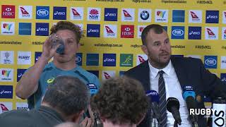 Full Press Conference: Cheika & Hooper