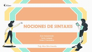 Nociones De La Sintaxis - 3 Año
