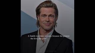 Brad Pitt Thoughts of Success Life....
