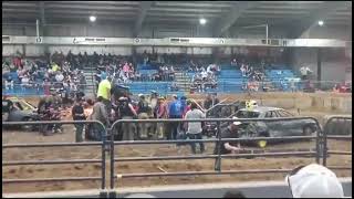 #sturgis KY #compactcar class #team #show #demolitionderby #injury 🤯#motorsport #youtubeshorts 