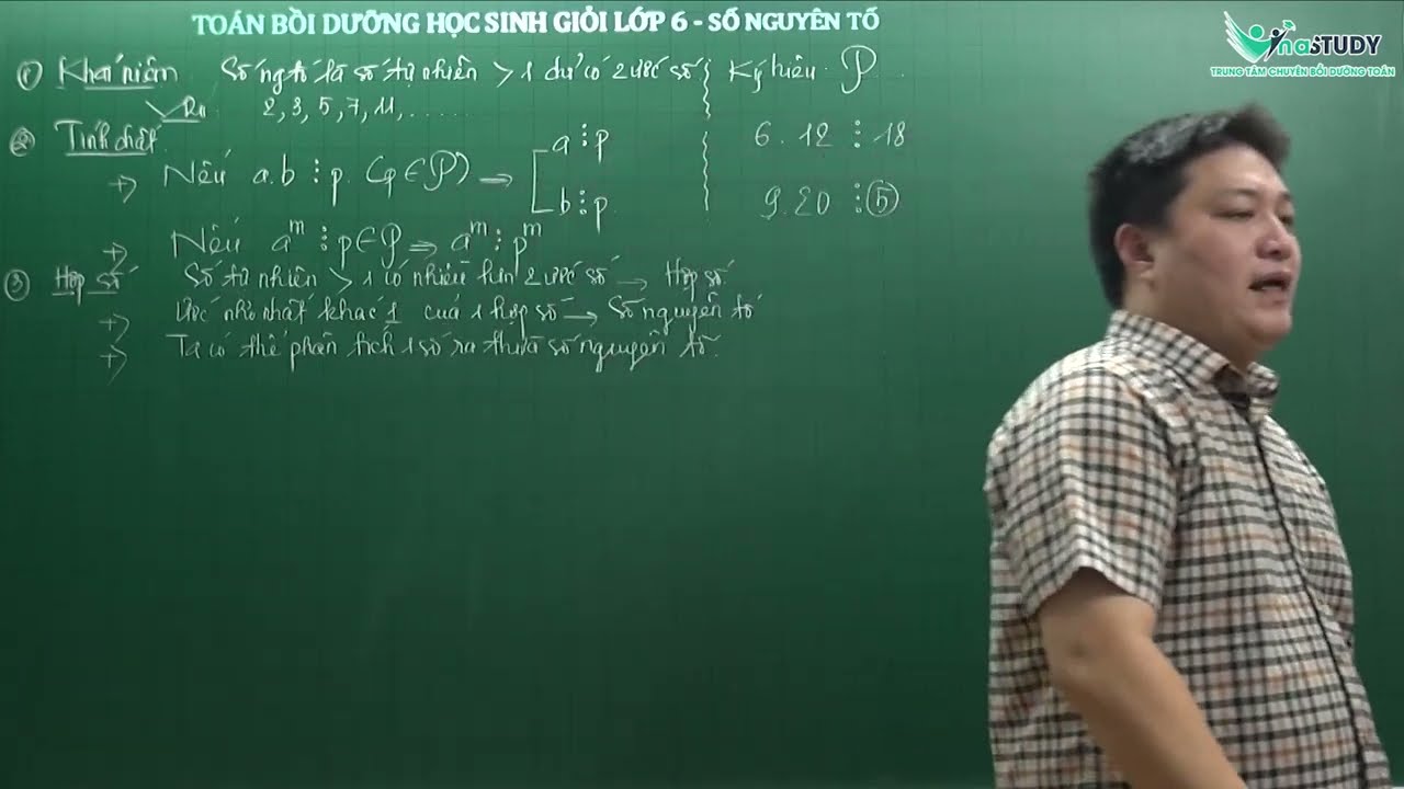 Bồi dưỡng HSG Toán 6 - Số nguyên tố - Thầy Trần Tuấn Việt - Vinastudy.vn