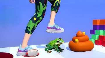 Tippy Toe 3D - GAMEPLAY ios,Android GAME WALKTHROUGH All Levels Gameplay Part 17