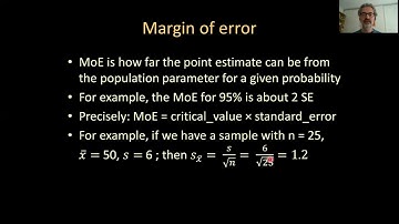 Stats 27 Confidence interval