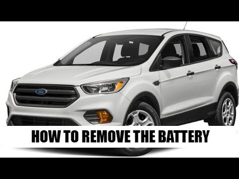 2015 Ford Escape Battery Replacement - YouTube