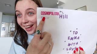 COVER REVEAL: Emma Chamberlain Sees Her COSMO COVER for the First Time! 🤩 (And, Are Those Tears?!)