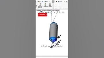 Slotted Long Nose Steel Spring Plunger |@Engineer.Imagination | #shorts #foryou #solidworks #3d