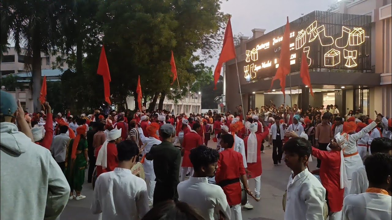 This is how Parul University celebrates Chatrapati Shivaji Maharaj jayanti!!! 😮‍💨