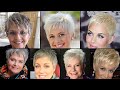 Short PixieBob HairCuts For Older Woman Over 40-50 Glamorous Look