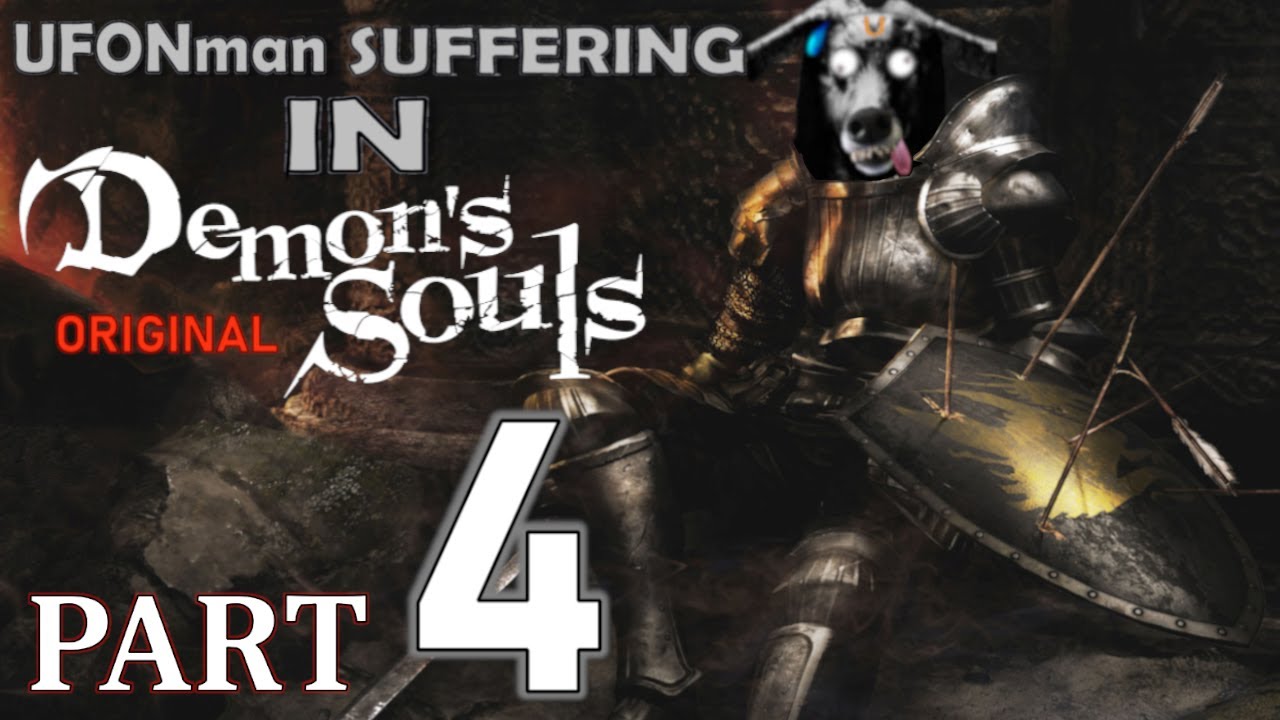 Suffering in Demon's Souls! -Part4: A RUDE blacksmith & getting STICKY WHITE STUFFED by GIANT SPIDER