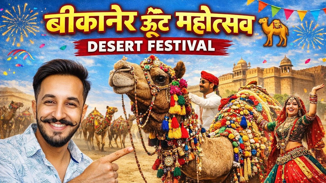 बीकानेर ऊँट महोत्सव 2026 🐪 | Camel Festival Bikaner | Desert Culture Vlog 