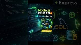 Node.js CRUD API with MySQL 🚀 | Express Beginner Tutorial | Full Backend Guide