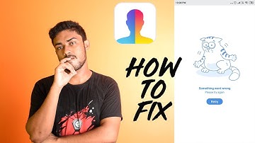 🔥How to Fix Faceapp Error | Something went wrong || Kaise Faceapp Error Thik Kiya Jai