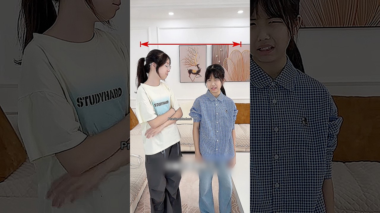 She Flexed Her Height… Then Her Confidence Collapsed! #funny #comedy