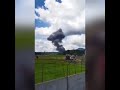 Actual footage heartbreaking crash of  c130 aircraft with close to hundred soldiers onboard