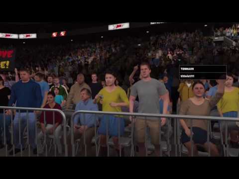 WWE 2K17 SPタッグマッチ 棚橋&亀田vsドラえもん&アンダーテイカー