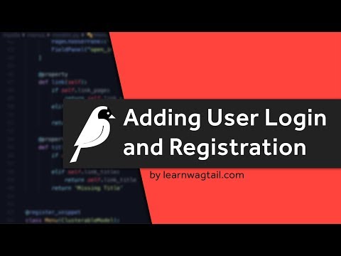 Adding User Registration/Login To Your Wagtail Website