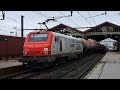 Ref:2QLMKBmuOF0 Freight trains at s�te station (34) 14th &amp; 15th december 2022