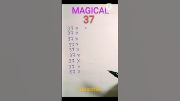 magic of 37 #ytshorts #maths #youtube #shorts